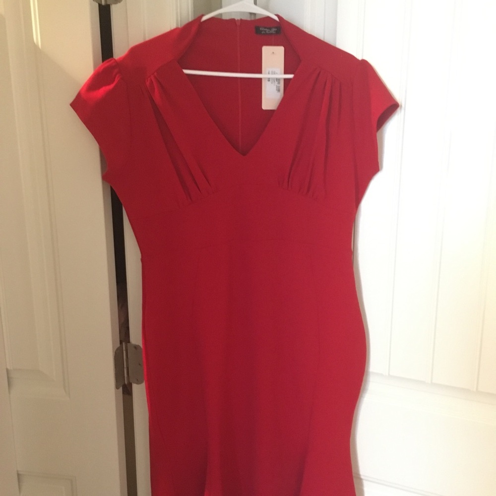 Mermaid salsa type red dress. TopVintage 18